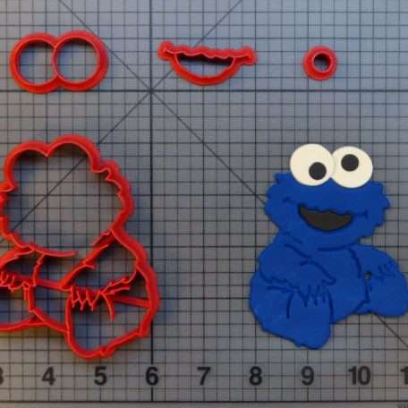 Sesame Street - Cookie Monster Baby 266-B121 Cookie Cutter Set