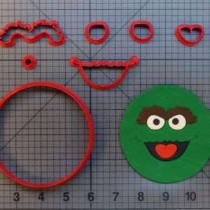 Sesame Street - Grouch 266-B160 Cookie Cutter Set
