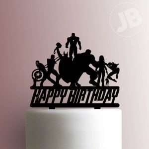Avengers Happy Birthday 225-678 Cake Topper
