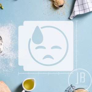 Emoji - Cold Sweat 783-A806 Stencil