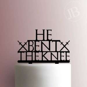 Game of Thrones - He Bent the Knee 225-691 Cake Topper
