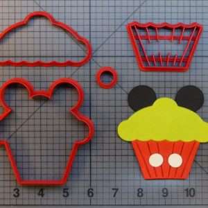 Mickey Mouse Cupcake 266-B297 Cookie Cutter Set
