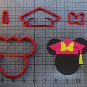 Minnie Mouse Graduation 266-B266 Cookie Cutter Set