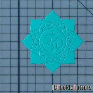 Ohm Lotus 227-247 Cookie Cutter and Stamp