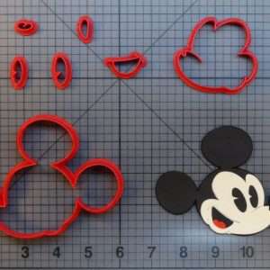 Vintage Mickey Mouse 266-B271 Cookie Cutter Set
