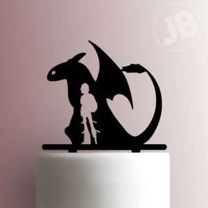 Toothless and Hiccup 225-709 Cake Topper
