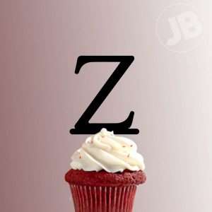 Greek Alphabet Zeta 228-084 Cupcake Topper