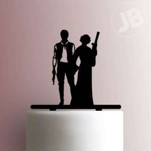 Star Wars Han and Leia 225-734 Cake Topper