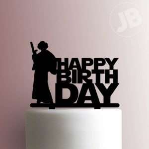 Star Wars Leia Happy Birthday 225-732 Cake Topper