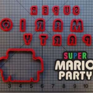 Super Mario Party Logo 266-B201 Cookie Cutter Set