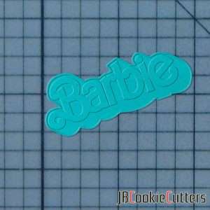Barbie Logo 227-792 Cookie Cutter and Stamp