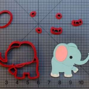 Cute Elephant 266-B805 Cookie Cutter Set