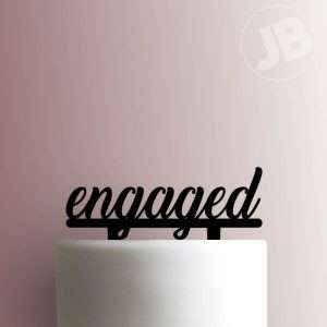 Engaged 225-758 Cake Topper
