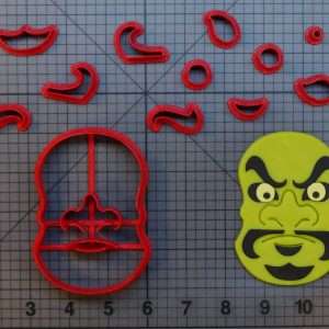 Japanese Mask 266-B798 Cookie Cutter Set