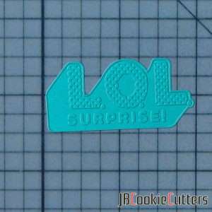 LOL Surprise Dolls - Logo 227-794 Cookie Cutter and Stamp