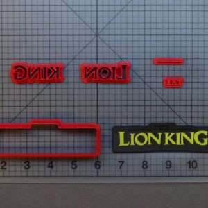 Lion King Logo 266-B856 Cookie Cutter Set