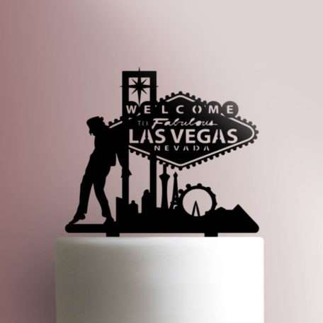 Michael Jackson Welcome to Fabulous Las Vegas 225-748 Cake Topper