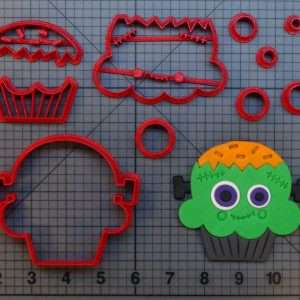 Halloween - Frankenstein Cupcake 266-C017 Cookie Cutter Set