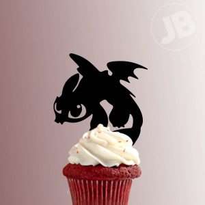 How to Train Your Dragon Toothless 228-207 Cupcake Topper