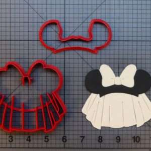 Minnie Mouse Ears Bride Hat 266-C100 Cookie Cutter Set
