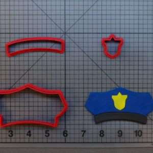 Police Hat 266-C028 Cookie Cutter Set