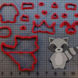 Racoon 266-C029 Cookie Cutter Set