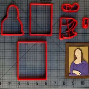 Mona Lisa Painting 266-C345 Cookie Cutter Set