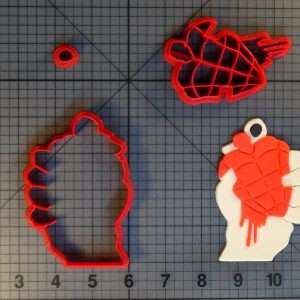 Green Day - Grenade in Hand 266-C486 Cookie Cutter Set