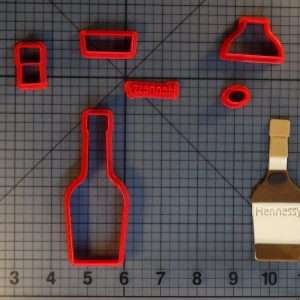 Hennessy Bottle 266-C487 Cookie Cutter Set