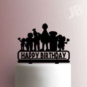 Sesame Street Happy Birthday 225-774 Cake Topper