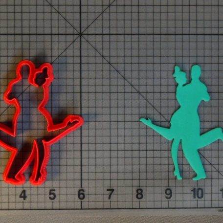 1920s Dancing Couple 266-C608 Cookie Cutter Silhouette
