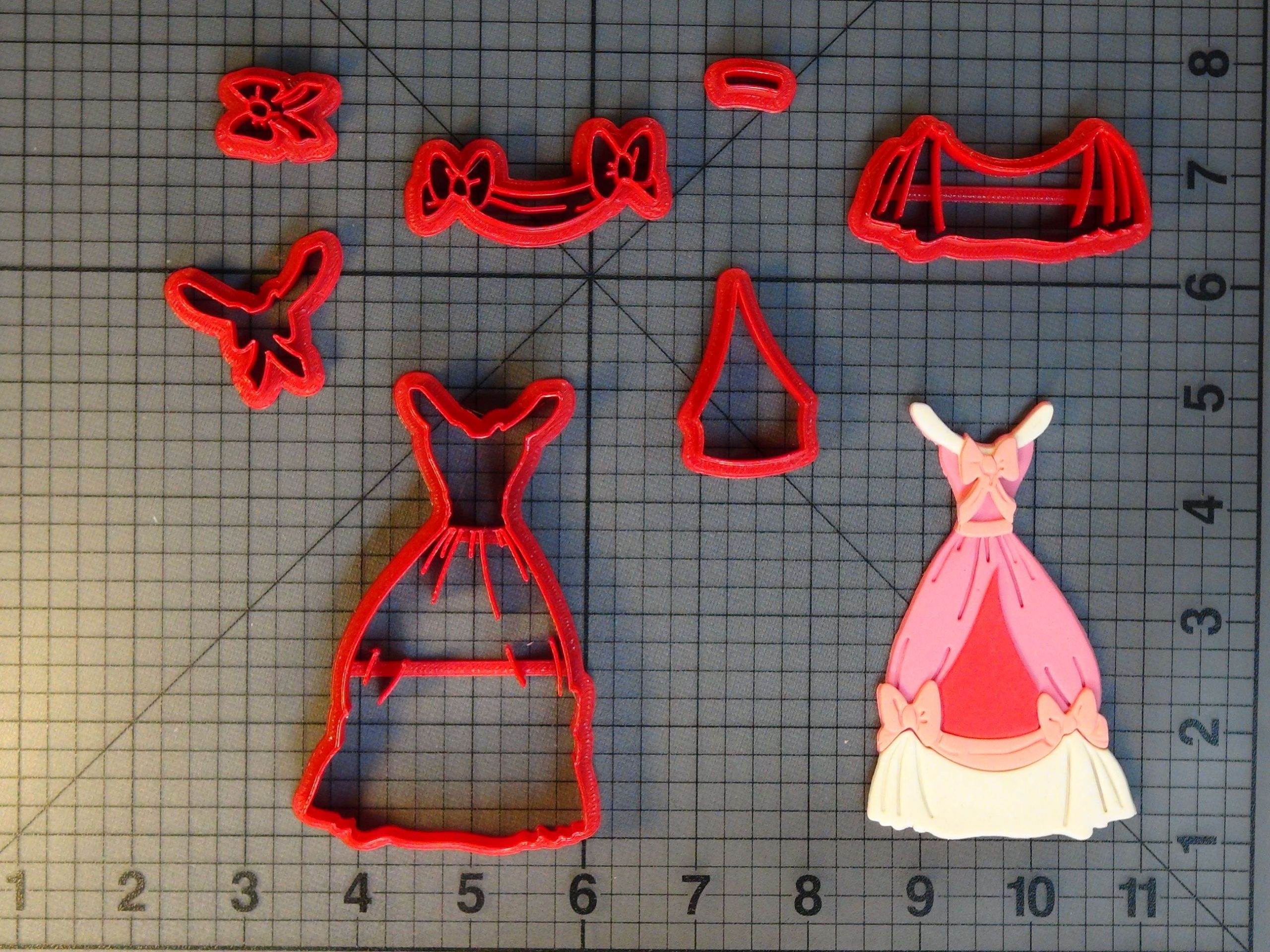 cinderella pink dress pattern