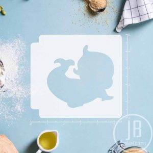 Kewpie - Mermaid Baby Body 783-B709 Stencil Silhouette