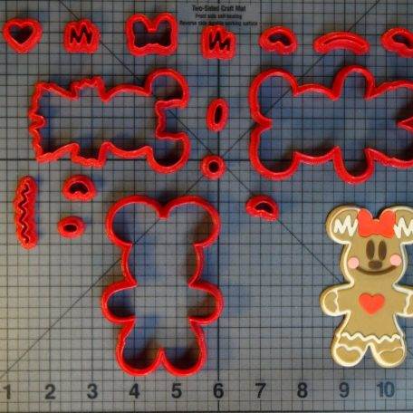 Minnie Mouse Gingerbread 266-C675 Cookie Cutter Set