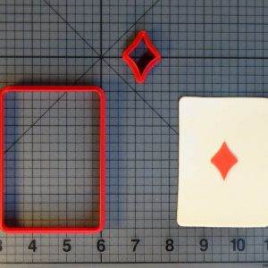Playing Card Diamond 266-C706 Cookie Cutter Set