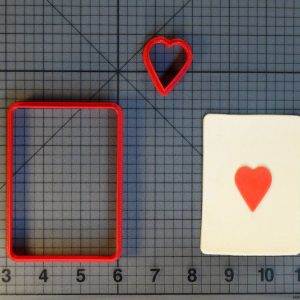 Playing Card Heart 266-C707 Cookie Cutter Set