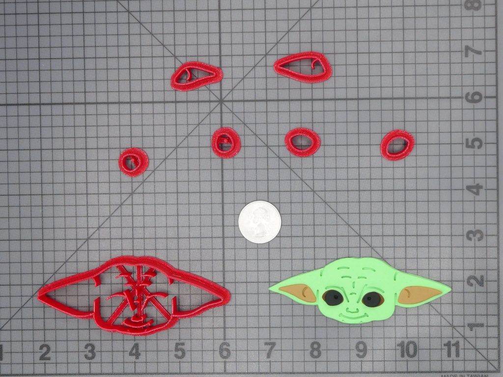 Star Wars The Mandalorian - Baby Yoda Head 266-C854 Cookie Cutter Set