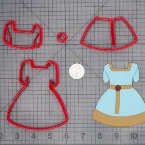 Brave - Merida Chibi Formal Dress 266-C876 Cookie Cutter Set