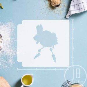 Sonic the Hedgehog - EggRobo 783-B861 Stencil Silhouette