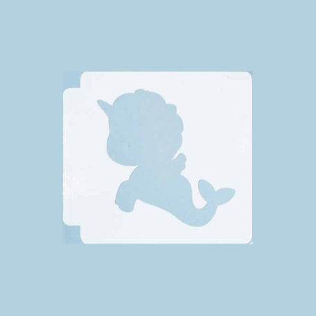 Mermaid Unicorn 783-B950 Stencil Silhouette