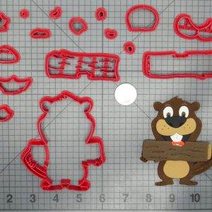 Beaver with Wood Body 266-D204 Cookie Cutter Set