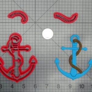 Anchor and Rope 266-D361 Cookie Cutter Set