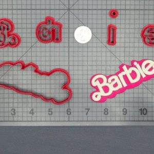 Barbie Logo 266-D455 Cookie Cutter Set