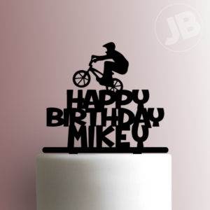 Custom BMX Happy Birthday 225-871 Cake Topper