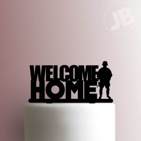 Welcome Home Soldier 225-884 Cake Topper
