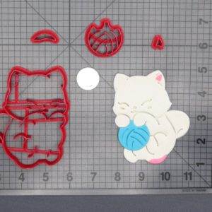 Cat with Yarn Body 266-D561 Cookie Cutter Set