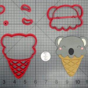 Koala Ice Cream 266-D360 Cookie Cutter Set