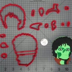 Micheal Jackson Thriller Zombie Head 266-D854 Cookie Cutter Set