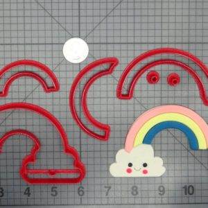 Rainbow and Cloud 266-D365 Cookie Cutter Set