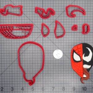 Spiderman and Venom Head 266-D576 Cookie Cutter Set
